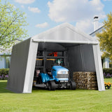 6ft by 6ft Heavy-Duty Portable Outdoor Storage Shed / Waterproof Garage Shelter