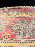 6ft by 9ft - Momeni Rugs Traditional Medallion Flat Weave Area Rug, Pink/red/yellow