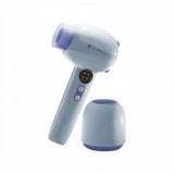 Babycare Baby Toddler Cordless Hair Dryer Gentle Warm Air Quiet Portable Design for Home and Travel - purple