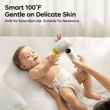 Babycare Baby Toddler Cordless Hair Dryer Gentle Warm Air Quiet Portable Design for Home and Travel - purple