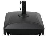 22” Fillable Patio Umbrella Base Stand – Holds 125 lbs Sand or 88 lbs Water