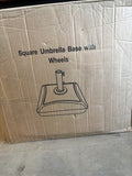 22” Fillable Patio Umbrella Base Stand – Holds 125 lbs Sand or 88 lbs Water