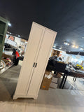 71.2” Tall Storage Cabinet with Adjustable Shelves & Double Doors – White