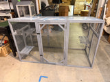 71” Large Outdoor Catio Cat Enclosure Walk-In Wooden Cat House with Waterproof Roof Catio
