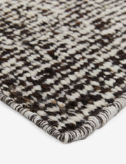 Handwoven Wool Espresso Tao’s Area Rug - 6' x 9'