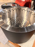 20.87” Smokeless Outdoor Fire Pit 304 Stainless Steel Double Wall Wood Burning Firepit