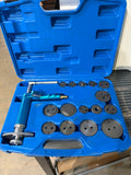 16-Piece Pneumatic Brake Caliper Piston Compressor Tool Kit with Carrying Case