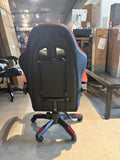 Racing Style Ergonomic Gaming Chair with Footrest Lumbar & Headrest Black Red