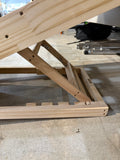 Adjustable Wooden Dog Ramp for Bed, Couch & Car 39” Pet Ramp Supports Up to 132 lbs