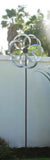 59” Metal Garden Wind Spinner Outdoor Yard Stake Decorative Kinetic Spinner