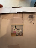 47” Giant Inflatable Cow Outdoor Farm Animal Yard Decoration White Black & Pink