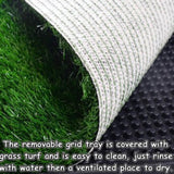 Artificial Grass Dog Potty Training Mat with Drainage Tray – 20” x 25”