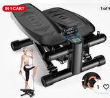 Mini Stair Stepper with Resistance Bands – Full Body Home Workout Exercise Machine
