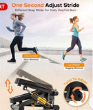 Mini Stair Stepper with Resistance Bands – Full Body Home Workout Exercise Machine