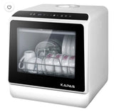 18” Portable Countertop Dishwasher with Built-In Water Tank, 5 Wash Programs & Fruit Wash