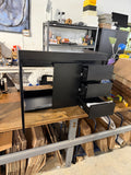 35” Floating Bathroom Vanity Base – Black, Soft-Close Drawers, Wall-Mount or Freestanding (Base Only, No Top)
