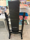 Adjustable Folding Workout Bench with Squat Rack Multifunction Full Body Home Gym Station