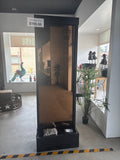 72” Bronze Mirror Fountain Floor Standing Water Feature w/ Base Den