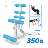 350 LB Capacity Deep Squat Machine Adjustable Glute Trainer Home Gym Workout Equipment-Teal