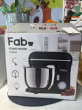 FAB-3.5 QT 300W Stand Mixer with Stainless Steel Bowl, 10 Speeds & 3 Attachments – Black