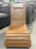 44.1” In-Pool Chaise Lounge Chair for Sun Shelf 8–10” Water, Headrest, 330 LB Capacity