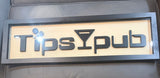 31.5” Tipsy Pub Bar Sign Shadow Box Wall Decor – Framed Home Bar Man Cave Sign