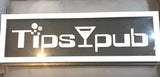 31.5” Tipsy Pub Bar Sign Shadow Box Wall Decor – Framed Home Bar Man Cave Sign