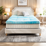 4 Inch Cool Gel Memory Foam Mattress Topper Full, Pressure Relief Support