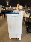 21 LB Portable Twin Tub Washing Machine Compact Washer & Spin Dryer Combo – White/Blue