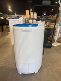 14.5 LB Portable Twin Tub Washing Machine Compact Washer & Spin Dryer Combo – White/Blue