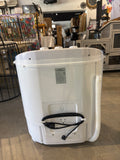 14.5 LB Portable Twin Tub Washing Machine Compact Washer & Spin Dryer Combo – White/Blue