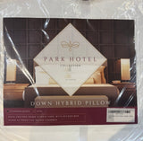 Standard/Queen Down Hybrid Pillow Set– Duck Feather Down Core with Microfiber Outer Chamber