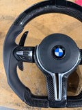 BMW G-Series LED Carbon Fiber Steering Wheel – Fits M2, M3, M4 All G-Series, Pedal
