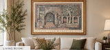 61” x 41.4” Arnold Iger Tree of Life Framed Wall Art Print – Oversized Architectural Decor
