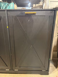 37” Double Tilt-Out Trash Can Cabinet with Odor Control & 2 Hidden Bins – Minor Scratch