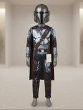 Star Wars The Mandalorian Deluxe Costume (Kids Size 6-8) with Mask