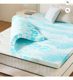 3 Inch Cool Gel Memory Foam Mattress Topper King, Pressure Relief Support