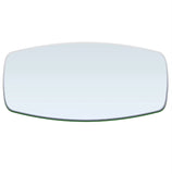 Glass Table Top Rectangle Boat Shape with corner edges