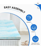 2 Inch Cool Gel Memory Foam Mattress Topper California King, Pressure Relief