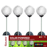 Alpine, 33″ Solar Crackle Ball W/Color Changing LED Stake, Sold Individually