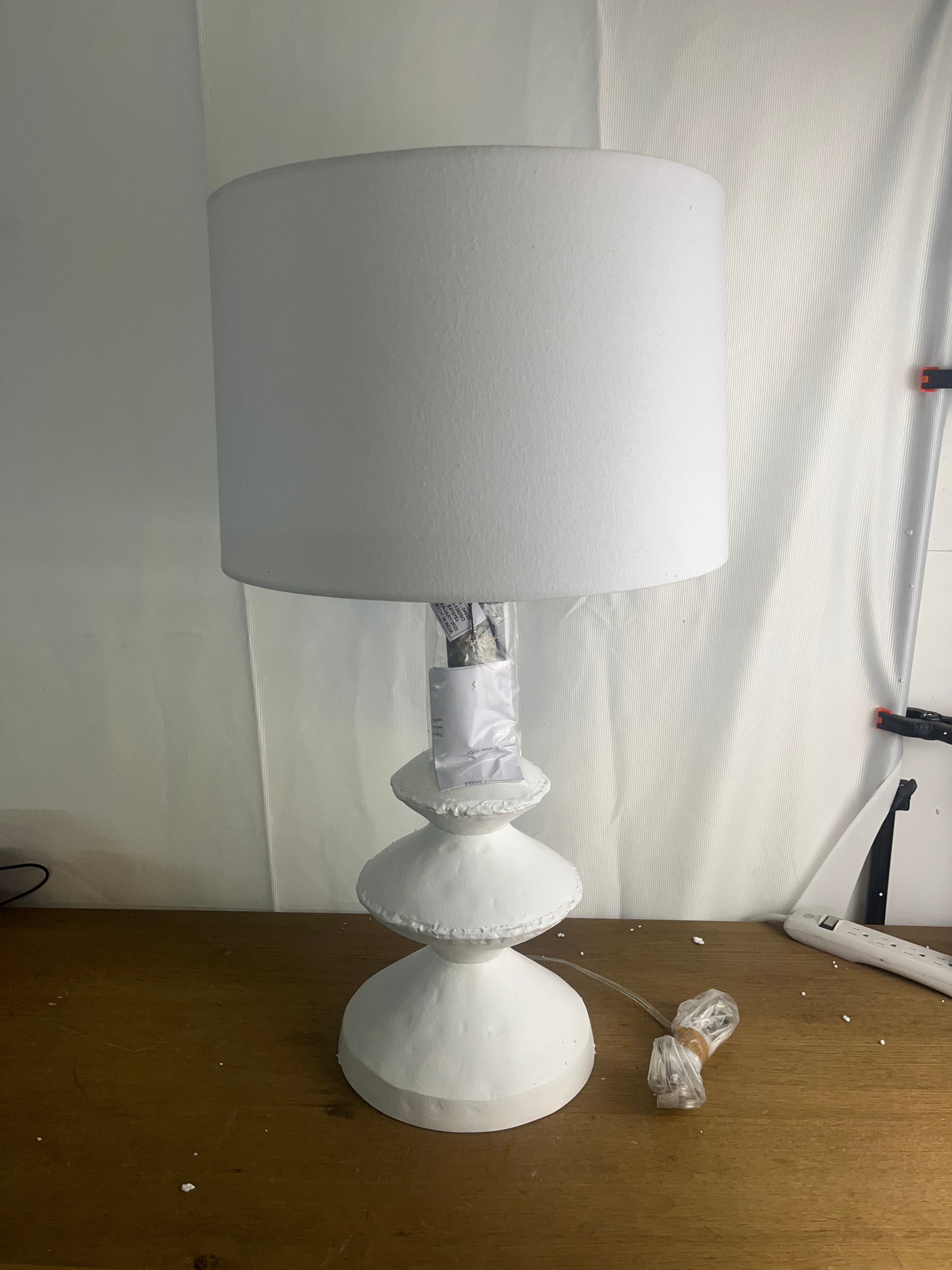 Regina Andrew Modern Matte White Unique Hope Table Lamp with Shade