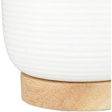 Surya Everly Ceramic Table Lamp with Linen Shade – Lulu and Georgia