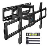 Full Motion TV Wall Mount 42-97 Inch Dual Arm Swivel Tilt VESA 800x400 Heavy Duty
