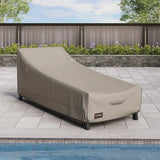 Seasons Sentry by Atleisure XL Outdoor Patio Chaise Lounge Cover – Fits up to 86″, Weather-Resistant Vinyl + 300D Liner