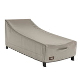 Seasons Sentry by Atleisure XL Outdoor Patio Chaise Lounge Cover – Fits up to 86″, Weather-Resistant Vinyl + 300D Liner