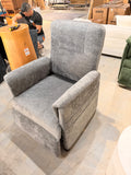 Light gray - Power Recliner Chair Soft Upholstered Padded Armchair Lounge Seat Home