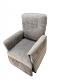Light gray - Power Recliner Chair Soft Upholstered Padded Armchair Lounge Seat Home