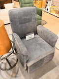 Light gray - Power Recliner Chair Soft Upholstered Padded Armchair Lounge Seat Home
