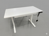 43” by 24” - Electric Standing Desk Adjustable Height Sit Stand Office- white