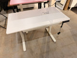 43” by 24” - Electric Standing Desk Adjustable Height Sit Stand Office- white